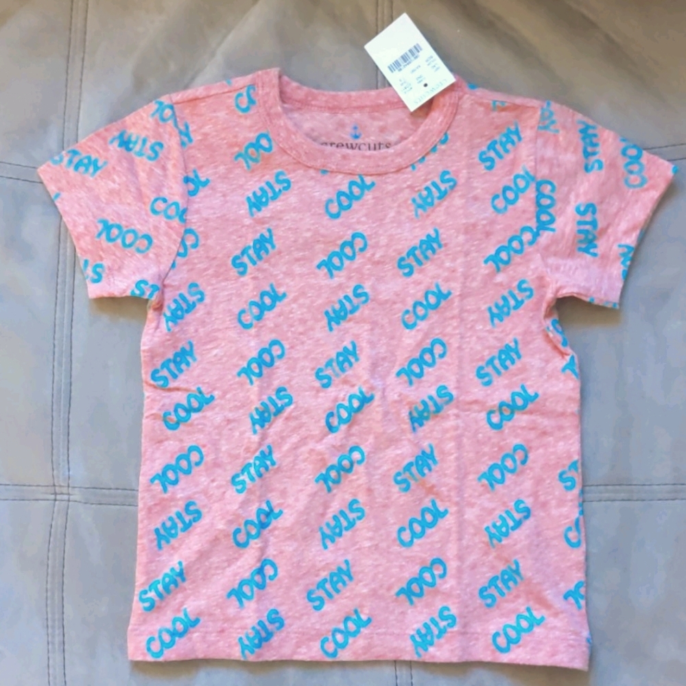NWT "Stay Cool" Crewcuts graphic tee